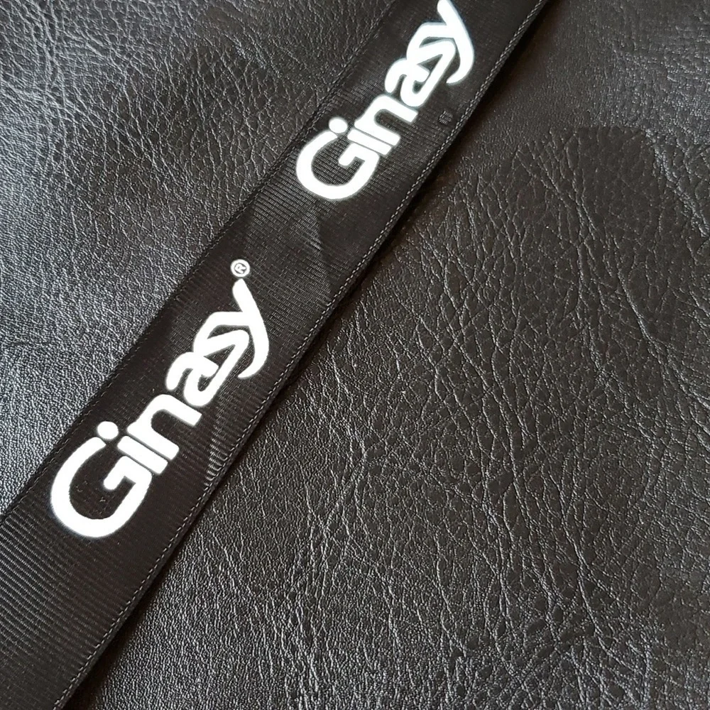 Ginasy black faux leather cosmetic clutch 13 x 10 . Like new condition